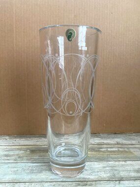Waterford Crystal Ballet Icing Etched Swirl Vase 12" Pre-owned